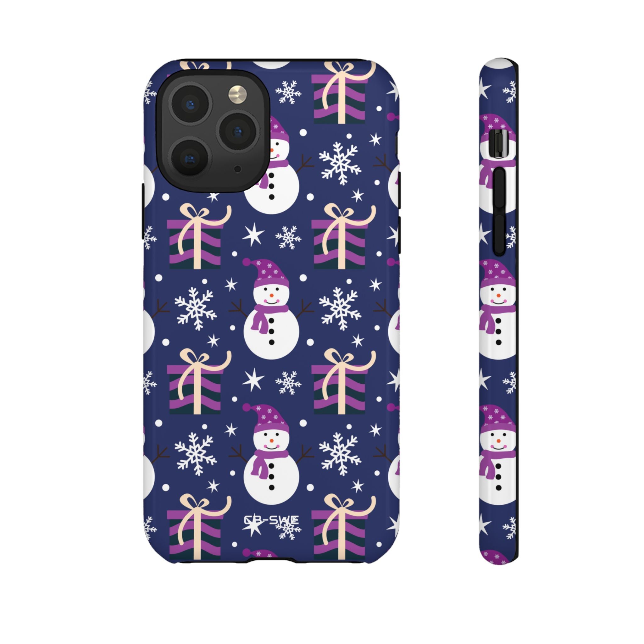 Snowmen Gift Giving - iPhone Case