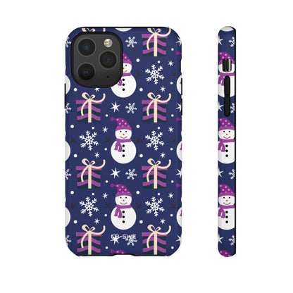 Snowmen Gift Giving - iPhone Case