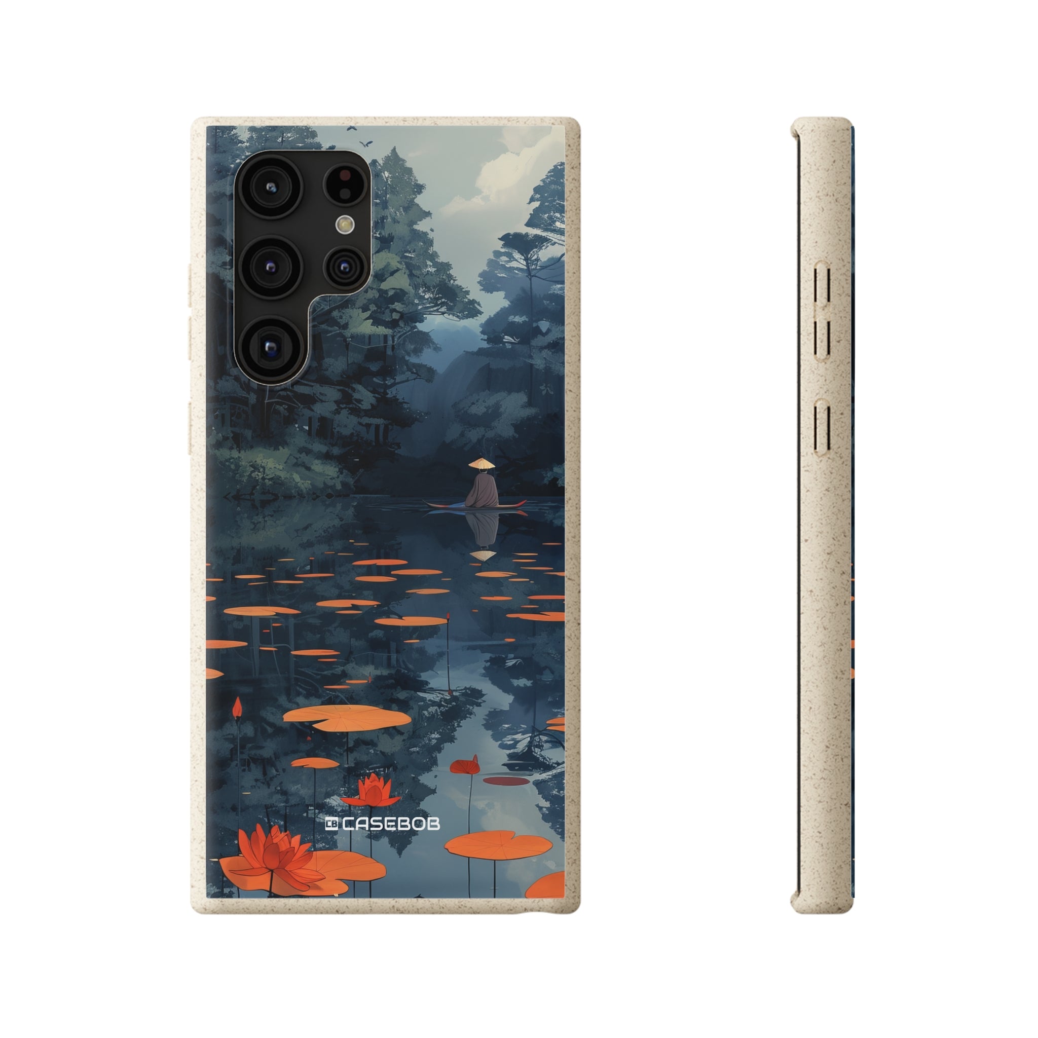 Tranquil Lotus Serenity | Biodegradable Phone Case