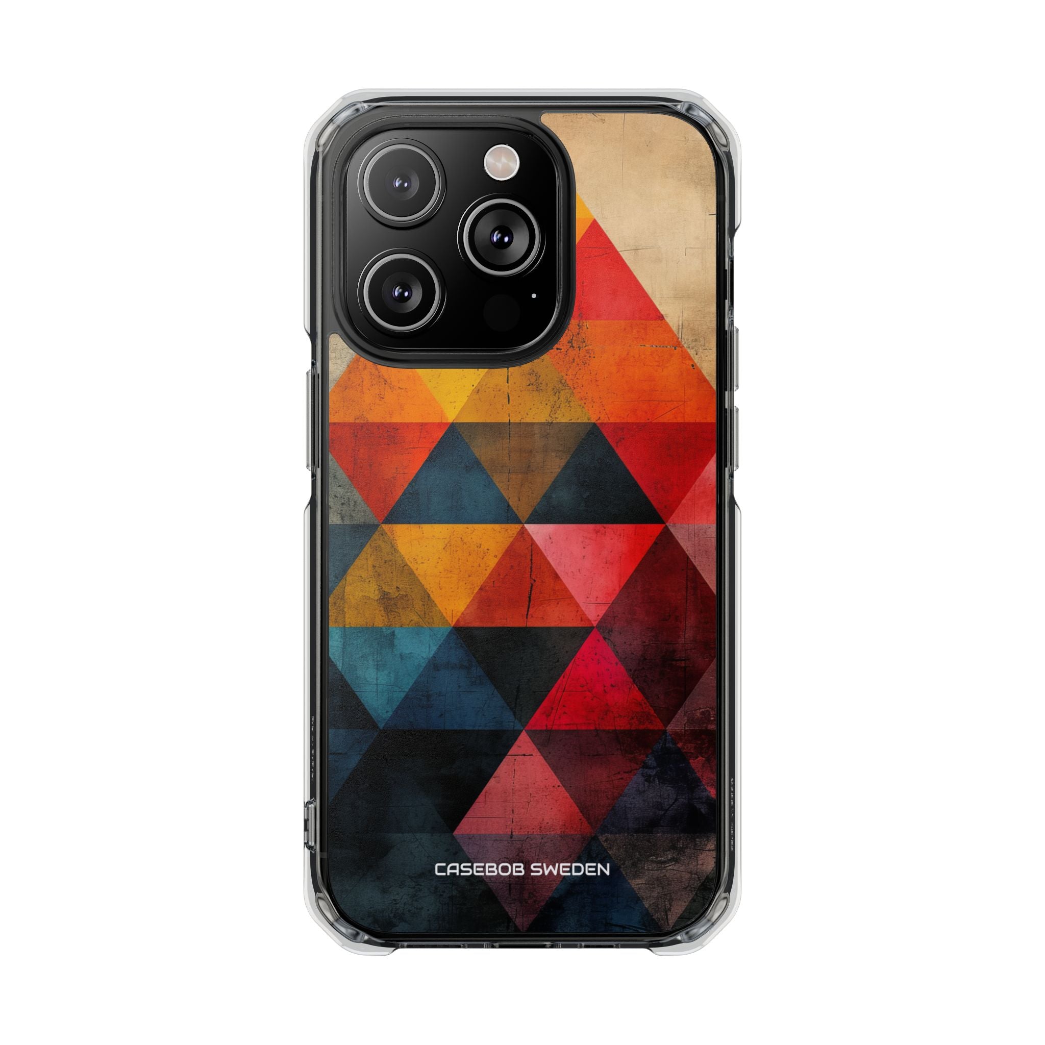 Geometric Energy - Clear Impact iPhone 14 Phone Case