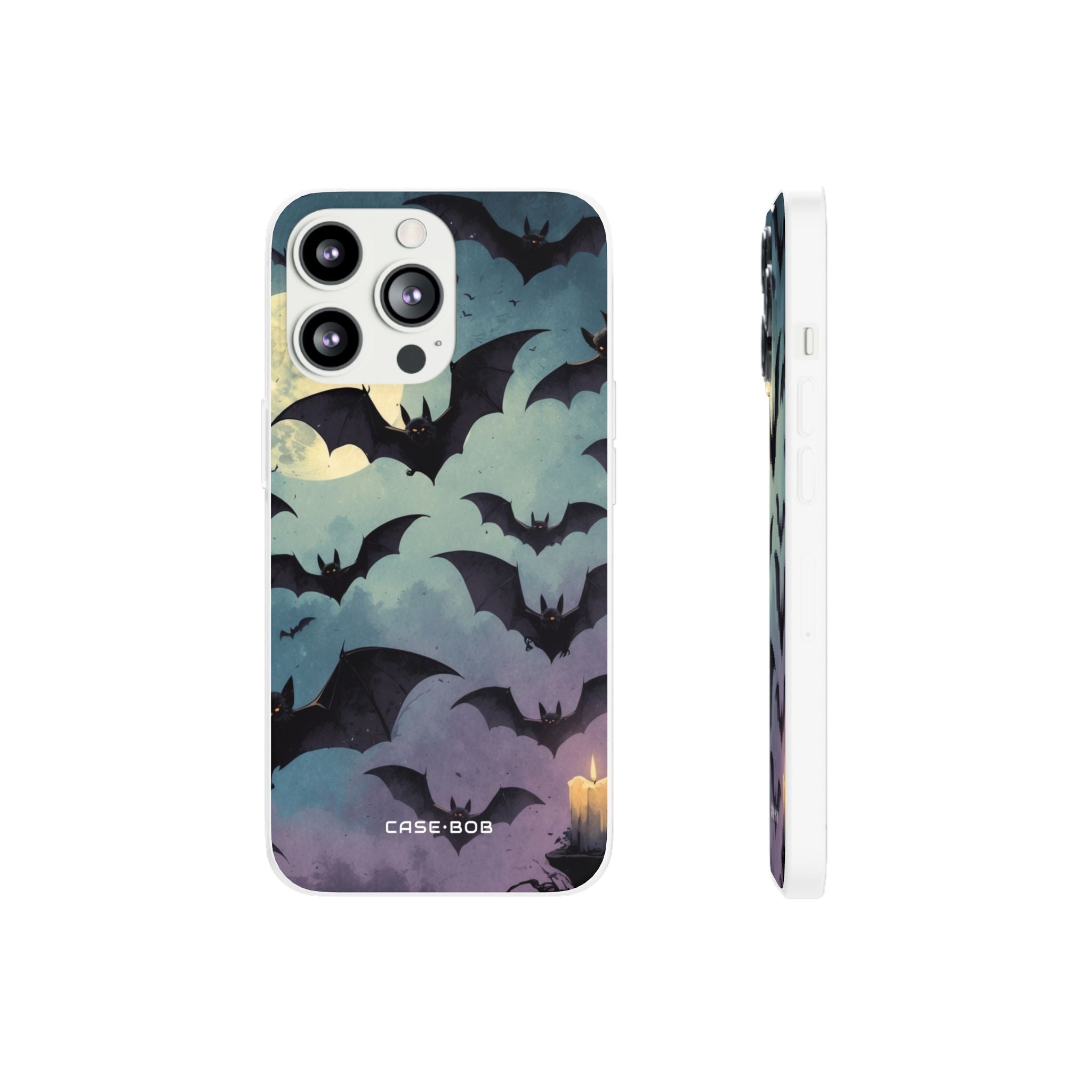 Glowing Bat Swarm iPhone 13 Pro - Soft