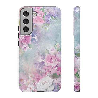 Dreamy Floral Watercolor - Tough Samsung S22 Phone Case