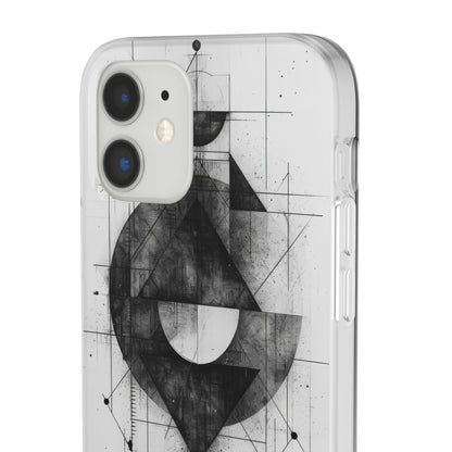 Monochrome Geometry | Flexible Phone Case for iPhone