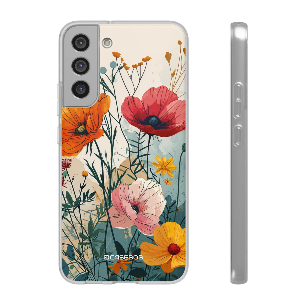 Blooming Whimsy | Flexible Handyhülle für Samsung Galaxy