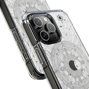 Celestial Mandala Mystique – Handyhülle für iPhone (Clear Impact – Magnetisch) 