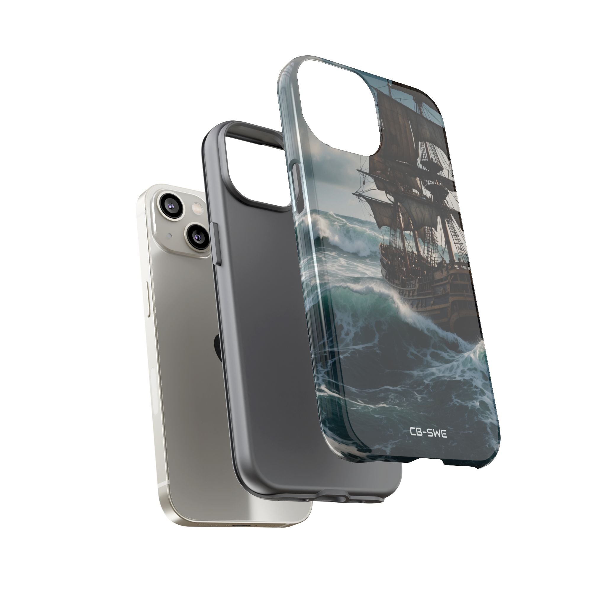Ship Faces Waves - iPhone Case