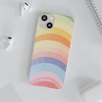 Pastel Rainbow Bands iPhone 13 - Soft