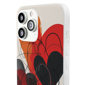 Fiery Hearts | Flexible Phone Case for iPhone