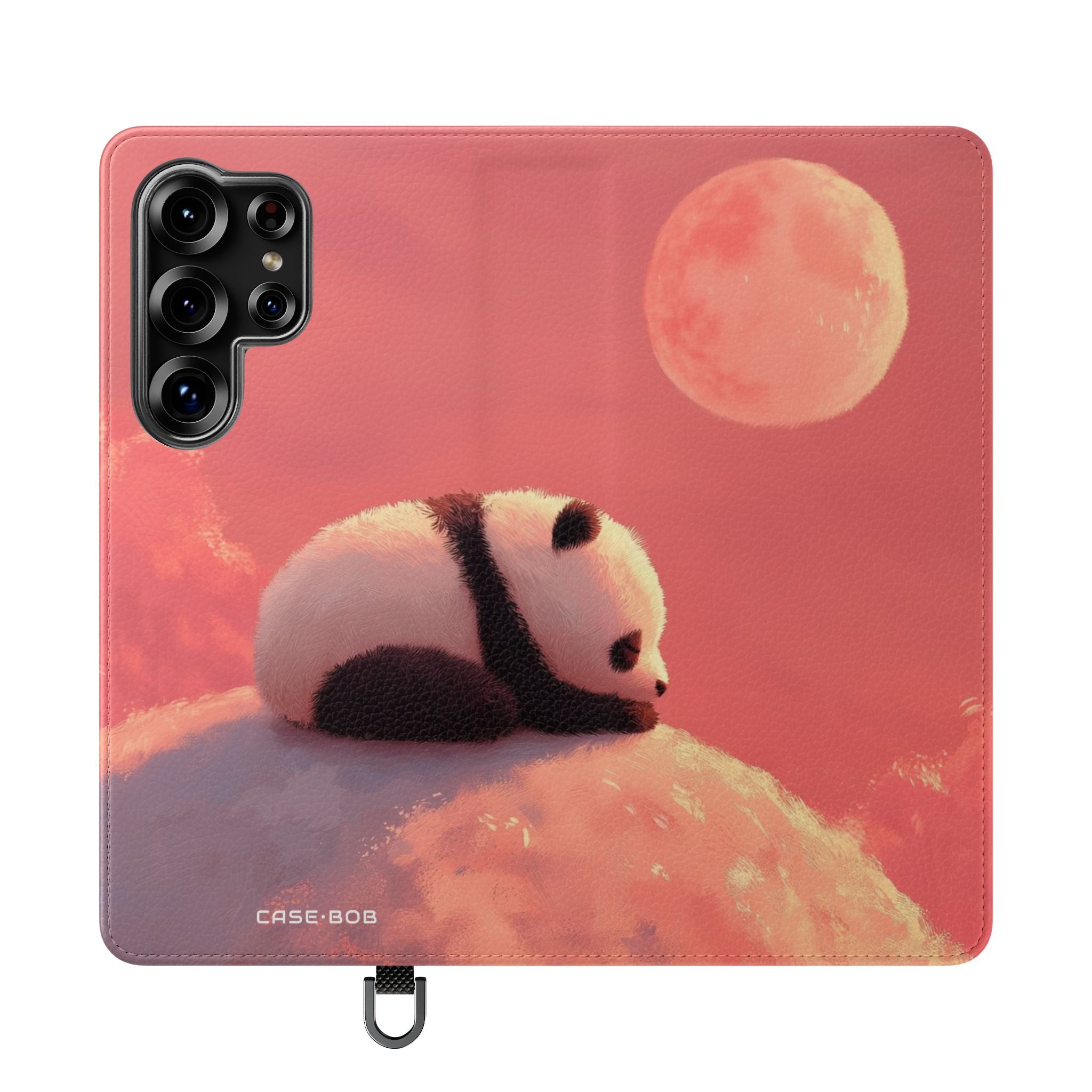Panda Moonlight - Samsung S25 Ultra Case - Lompakkokotelo
