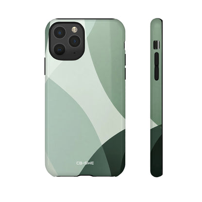 Flowing Green Harmony - iPhone Case