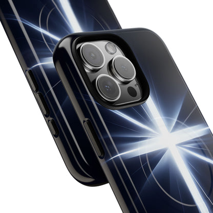 Glowing Crossburst iPhone 16 Pro Max Case - Tough+