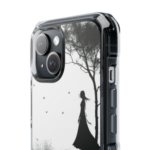 Solitary Serenity - Phone Case for iPhone (Clear Impact - Magnetic)