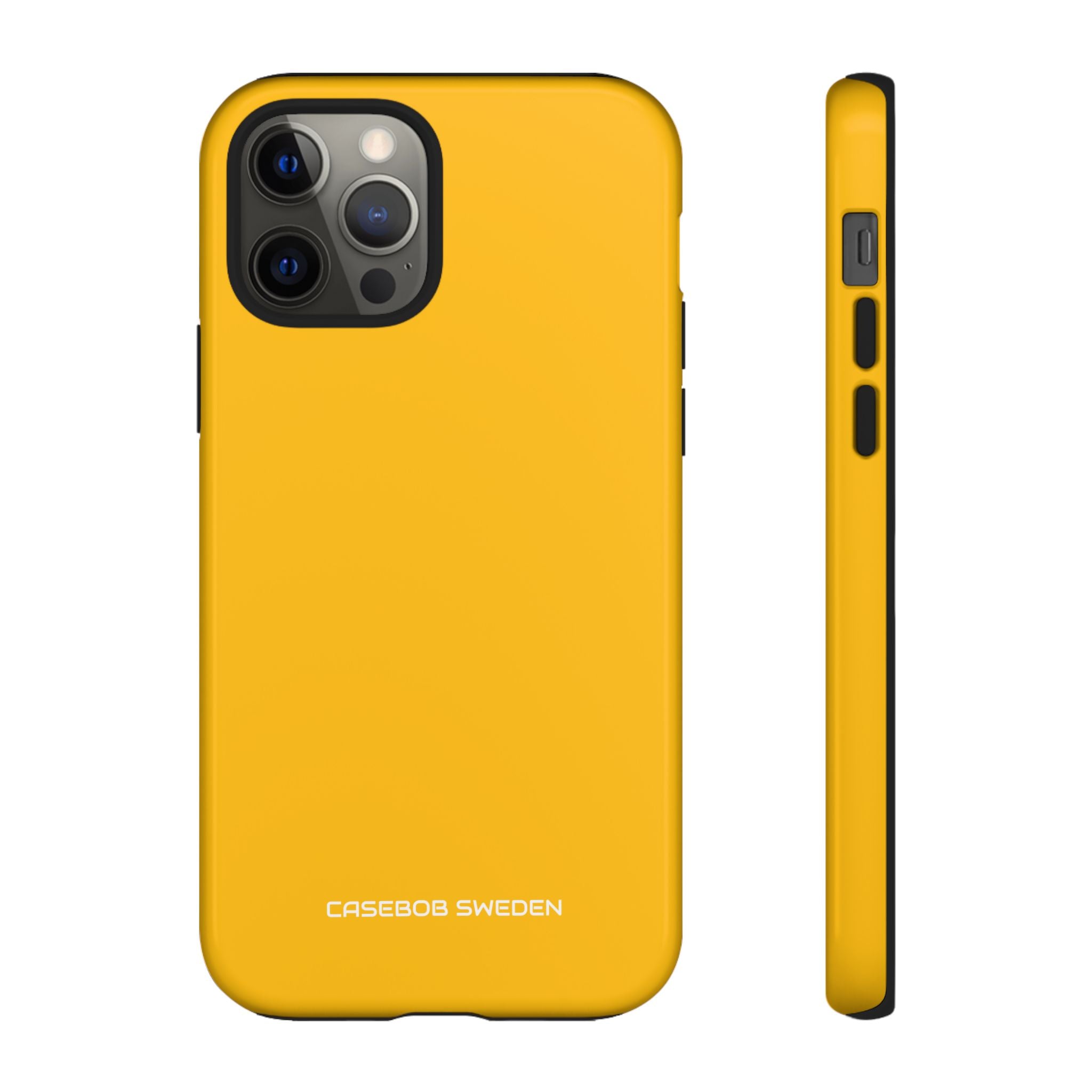 Amber Yellow - Tough iPhone 12 Phone Case