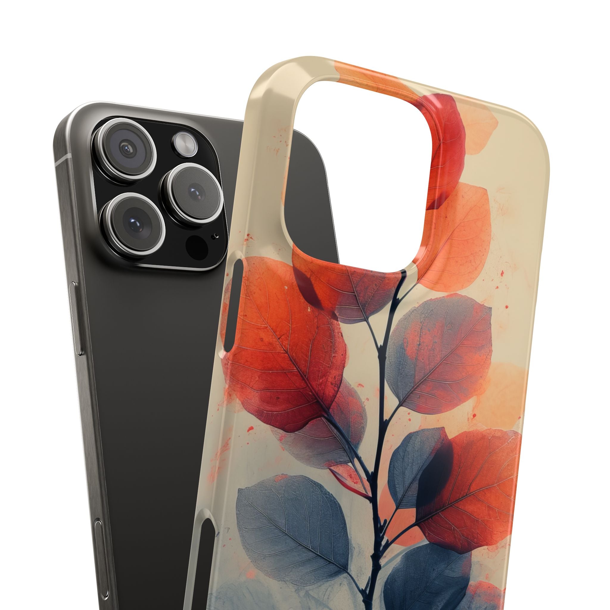 Ethereal Leaf Harmony iPhone 16 - Slim Phone Case