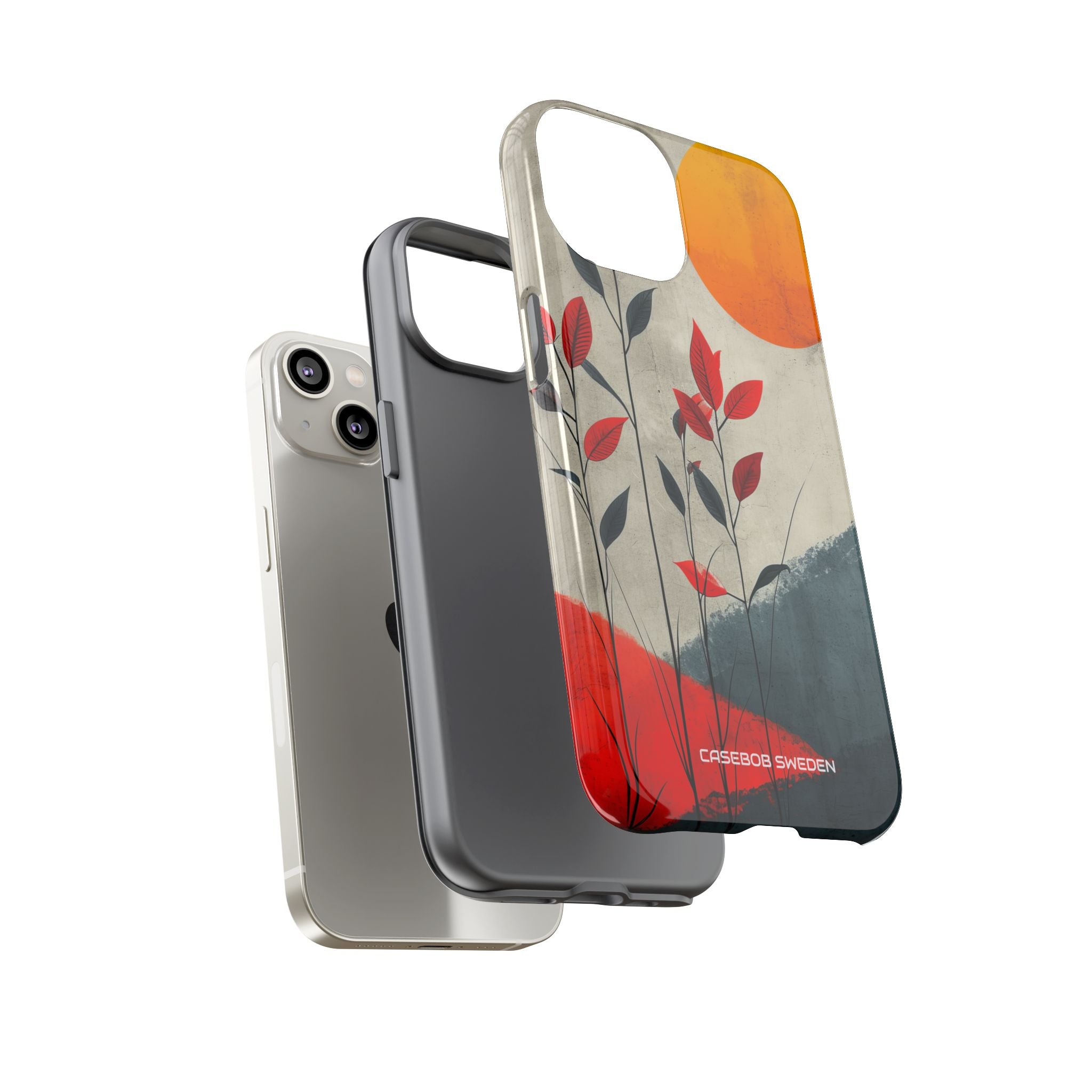 Gray Sunscape - Tough iPhone 14 Phone Case