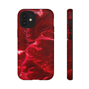 Red Velvet Ink Art iPhone Case (Protective) iPhone 12 Mini Matte Phone Case