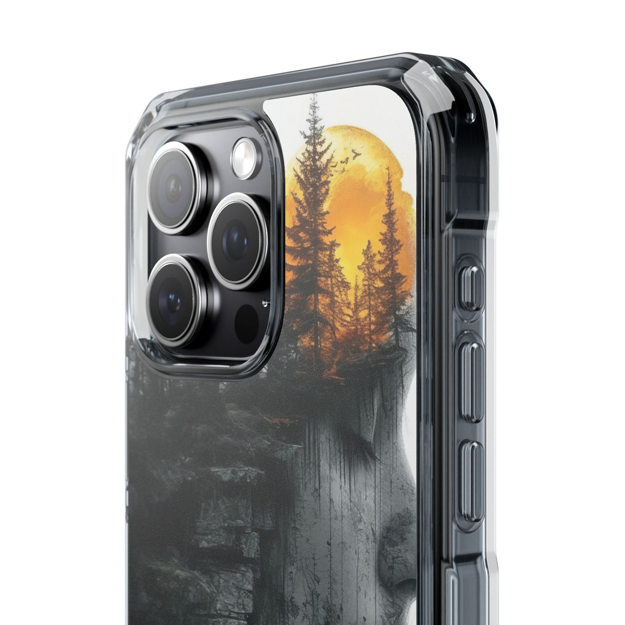 Nature's Reflection - Phone Case for iPhone (Clear Impact - Magnetic)