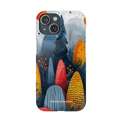 Whimsical Nature - Slim iPhone 15 Phone Case