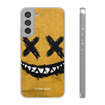 Jagged Smile Yellow Samsung S22 Plus Case - Soft