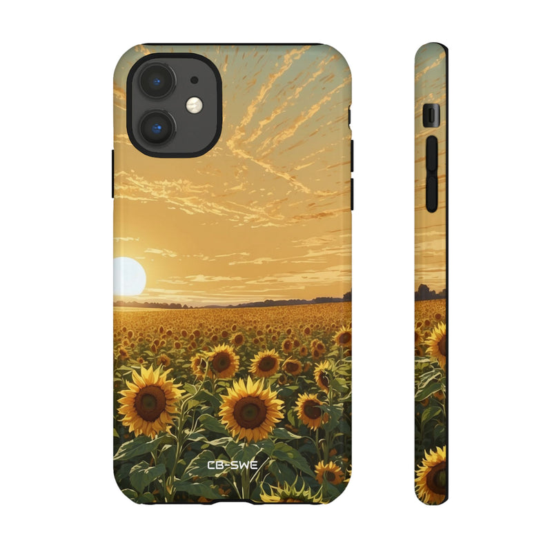 Sunflowers Embrace Light - iPhone Case
