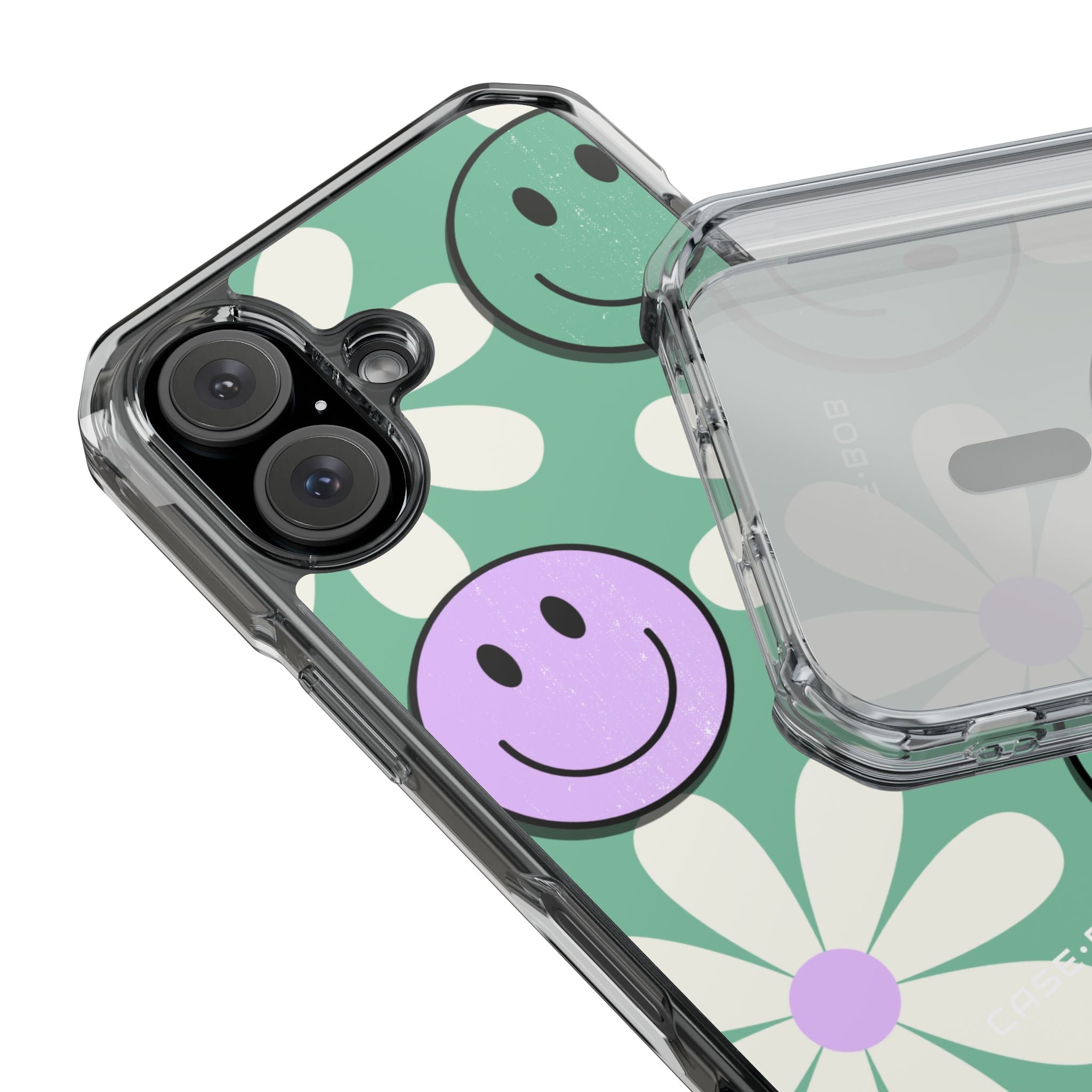 Smiley Daisy Glow iPhone 15 Case - Impact