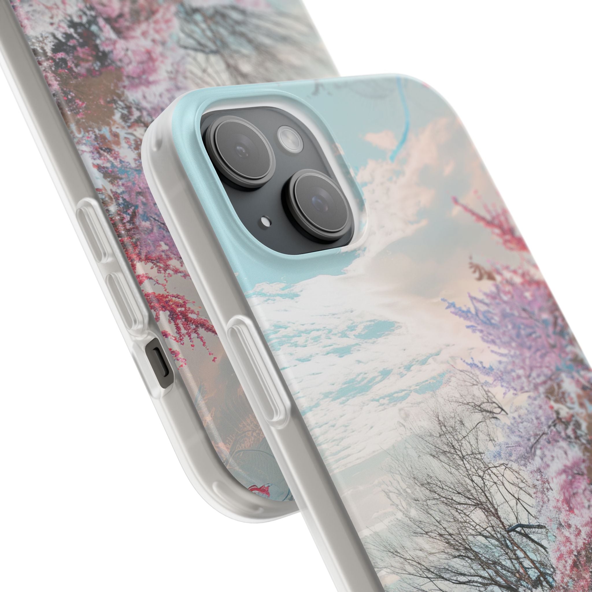 Spring Dreamscape - Flexi iPhone 15 Phone Case