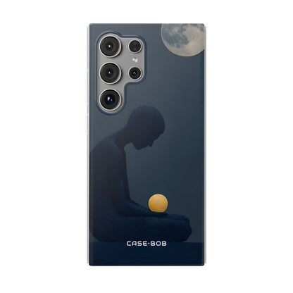 Moonlit Contemplation Samsung S24 Ultra Case - Soft