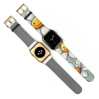 Smiling Daisies Burst - Watch Band