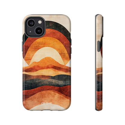 Sunrise Embraces Mountains - iPhone Case