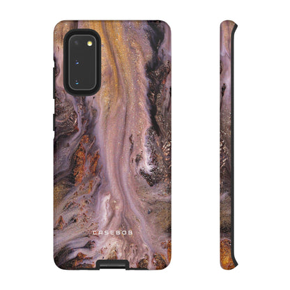 Pink Marble Ink Art - Protective Phone Case