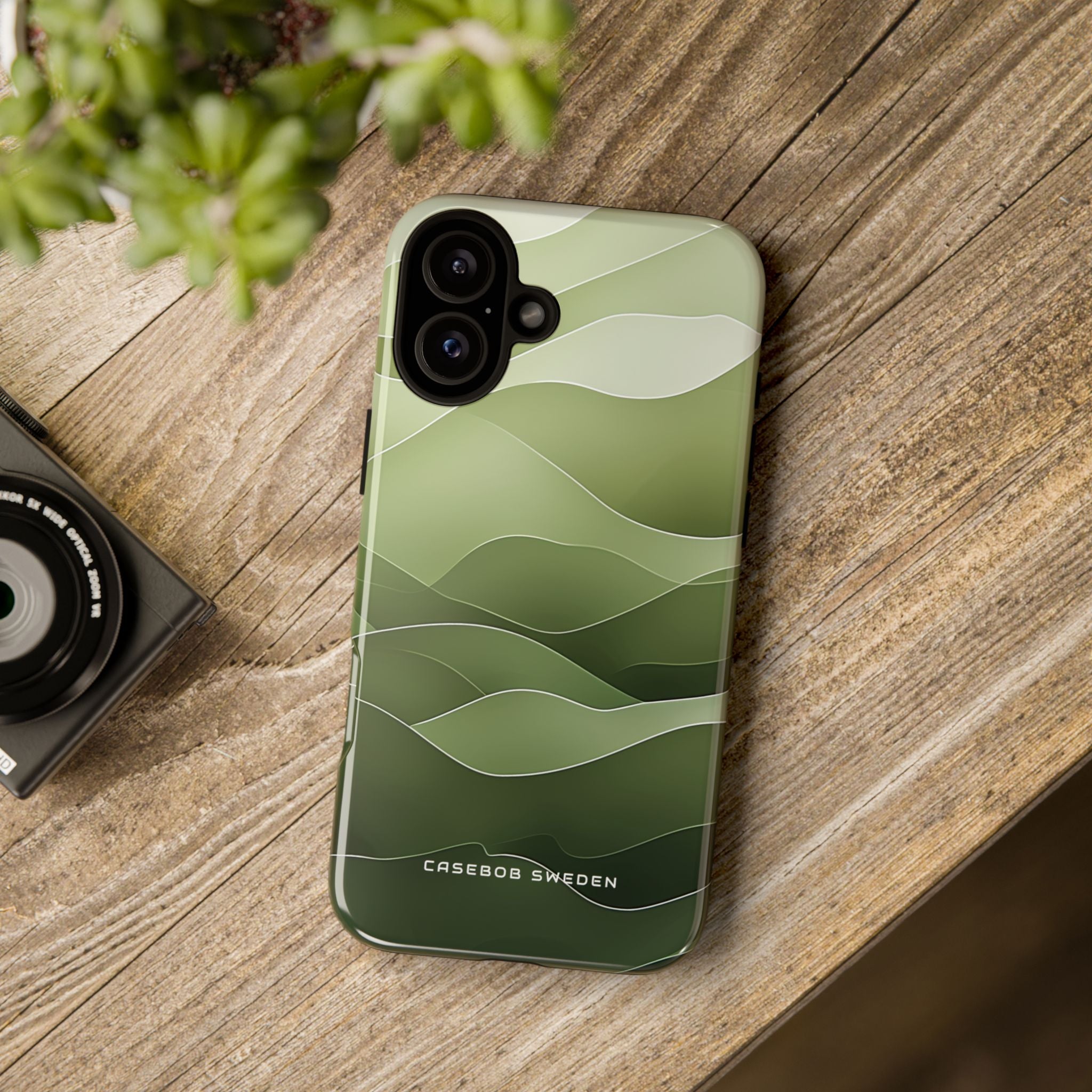 Gradient Emerald Drift iPhone 16 - Tough Phone Case