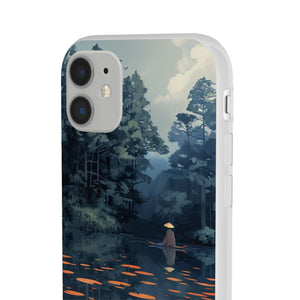 Tranquil Lotus Serenity | Flexible Phone Case for iPhone