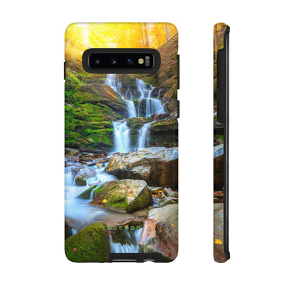 Autumn Mountain Waterfall - Protective Phone Case