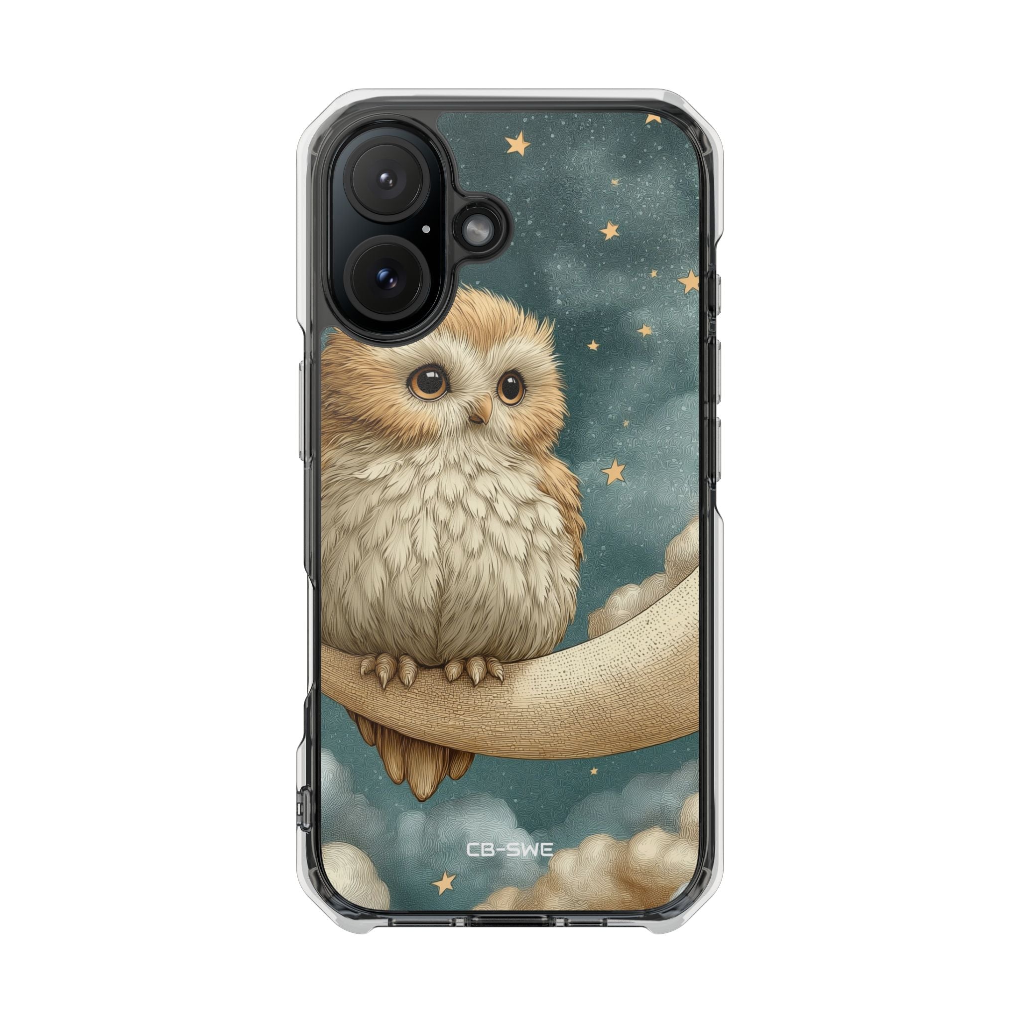 Owls Nestle Moon iPhone Case - Impact