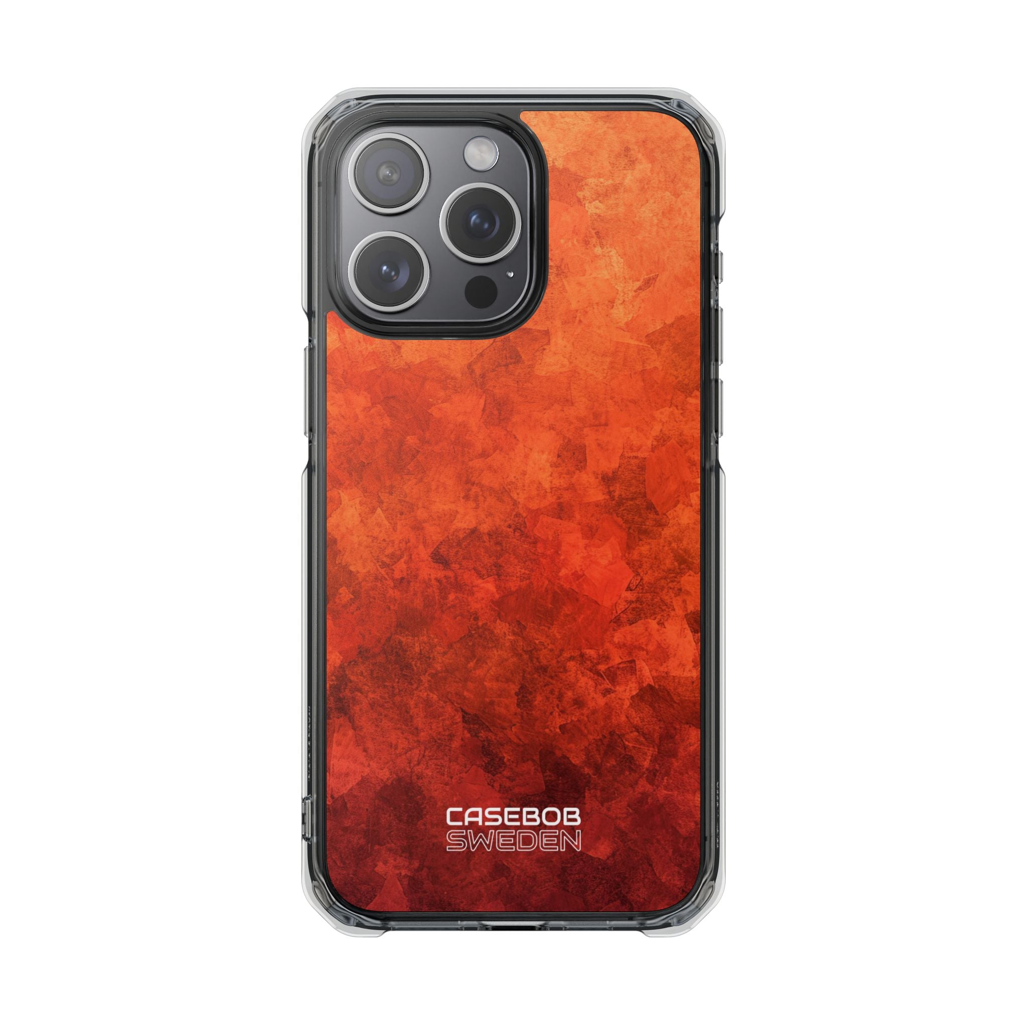 Strati d'Autunno Cremisi iPhone 15 - Impact Clear+