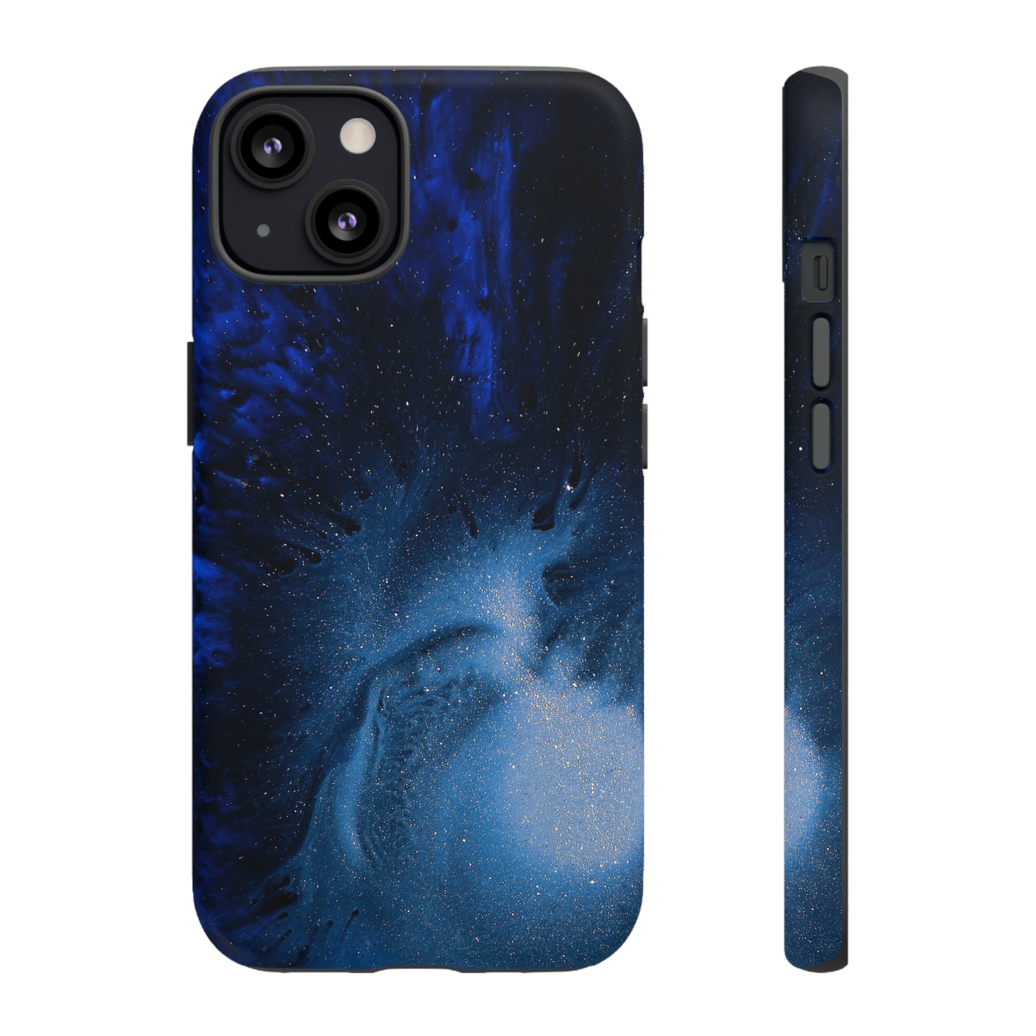 Winter Blue Ink Art - Protective Phone Case