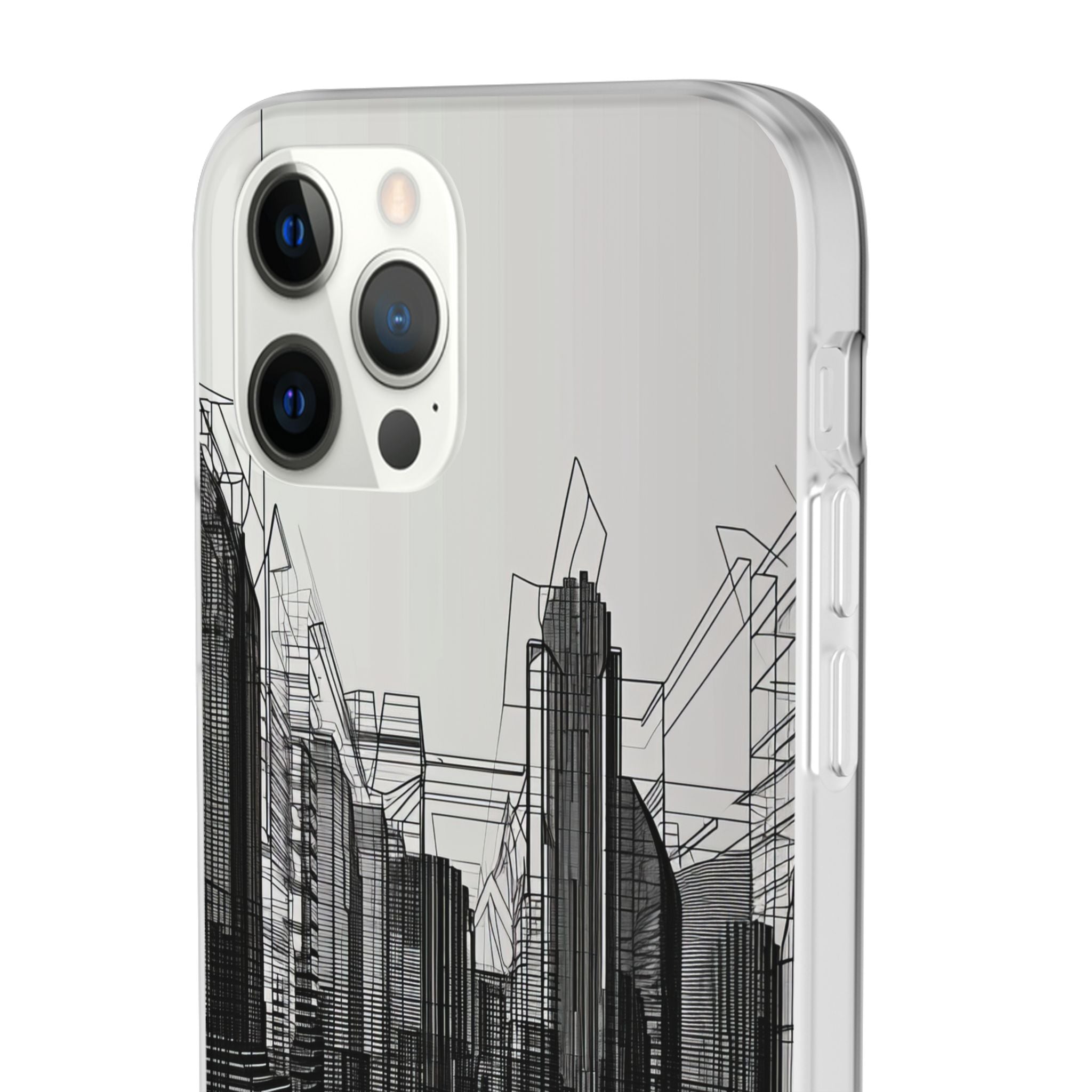 Urban Wireframe | Flexible Phone Case for iPhone