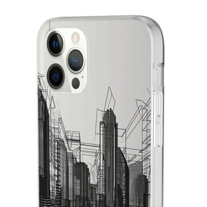 Urban Wireframe | Flexible Phone Case for iPhone