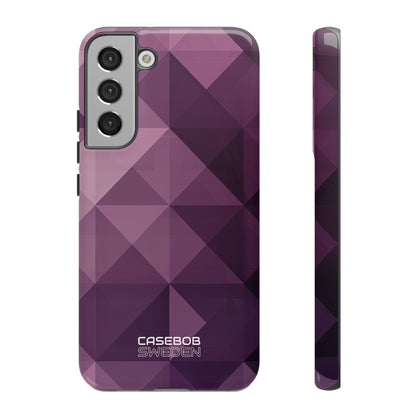 Purple Geometric Mosaic  Samsung S22 - Tough