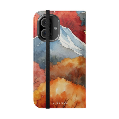 Lumikukkainen Ember-vuoret - iPhone 16 - Case - Lompakko