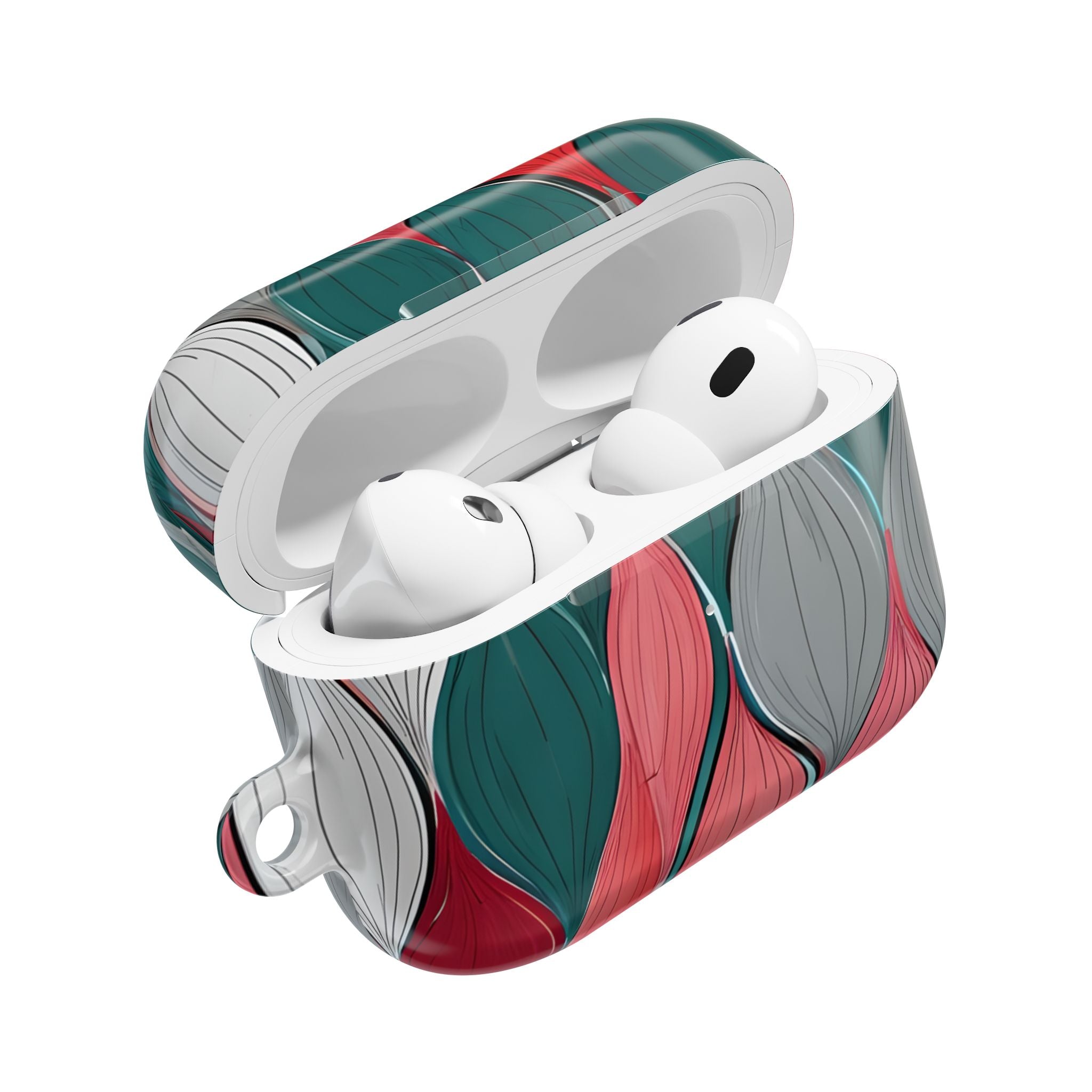 Leaf Spiral Pink - AirPods Case