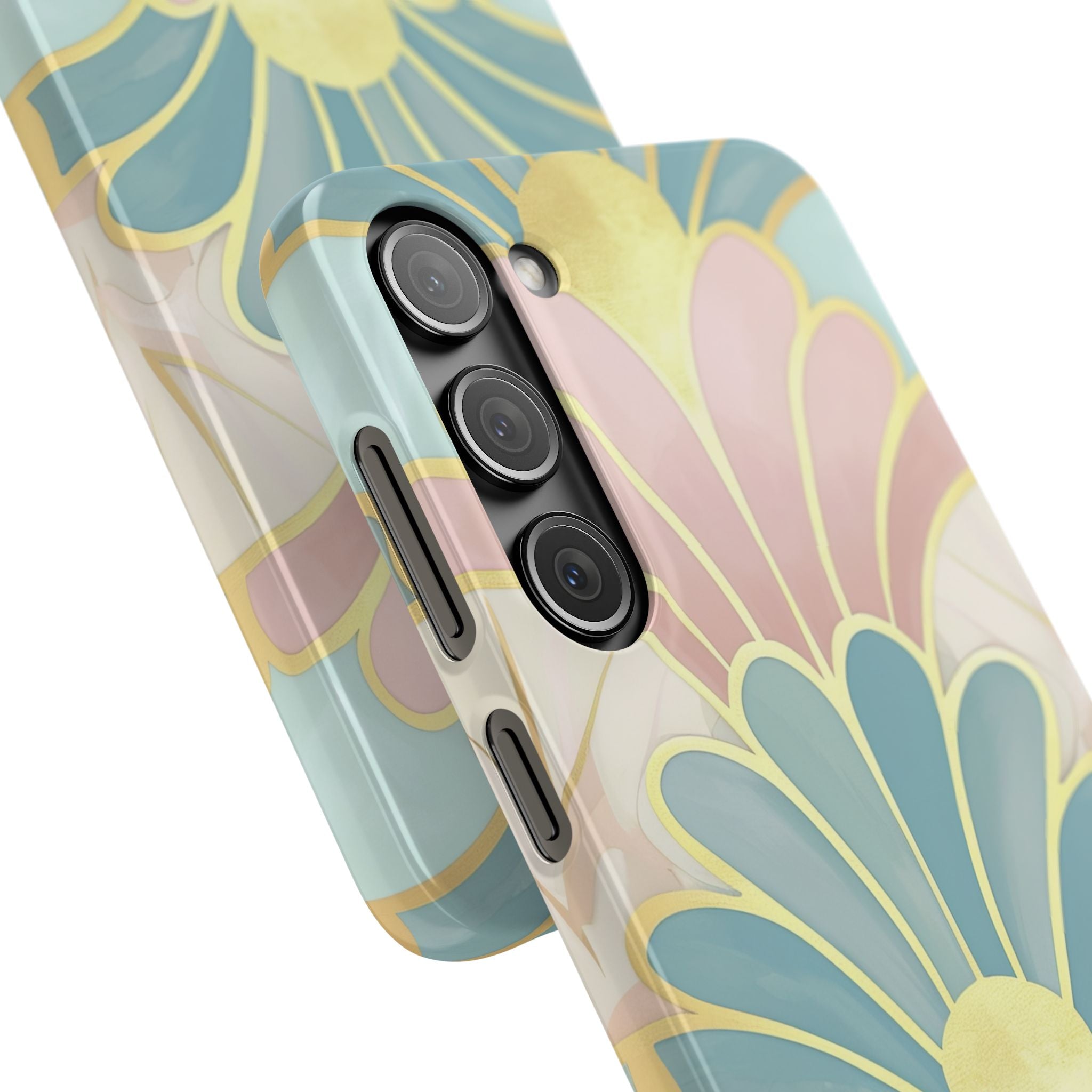 Pastel Deco Elegance - Slim Samsung S23 Phone Case