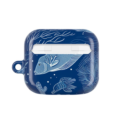 Blue Scale Reef - AirPods Case