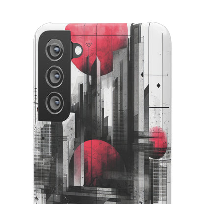 Cyber Gridscape | Slim Phone Case for Samsung