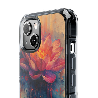 Lotus Blossom Art - Clear Impact iPhone 14 Phone Case