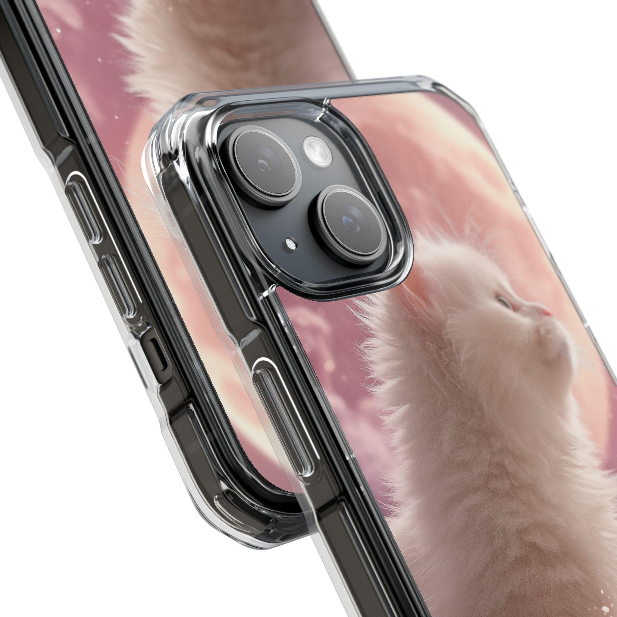 Lunar Cat Soars iPhone Case - Impact