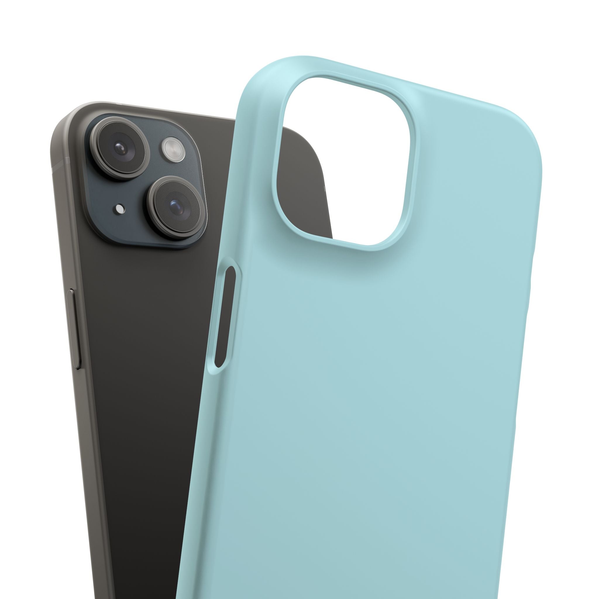 Powder Blue iPhone 15 - Slim Phone Case