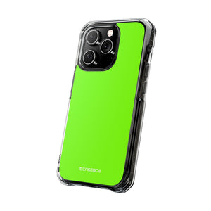 Chartreuse | Handyhülle für iPhone (Clear Impact Case – magnetisch)