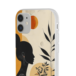 Modern Silhouette Tranquility | Flexible Phone Case for iPhone