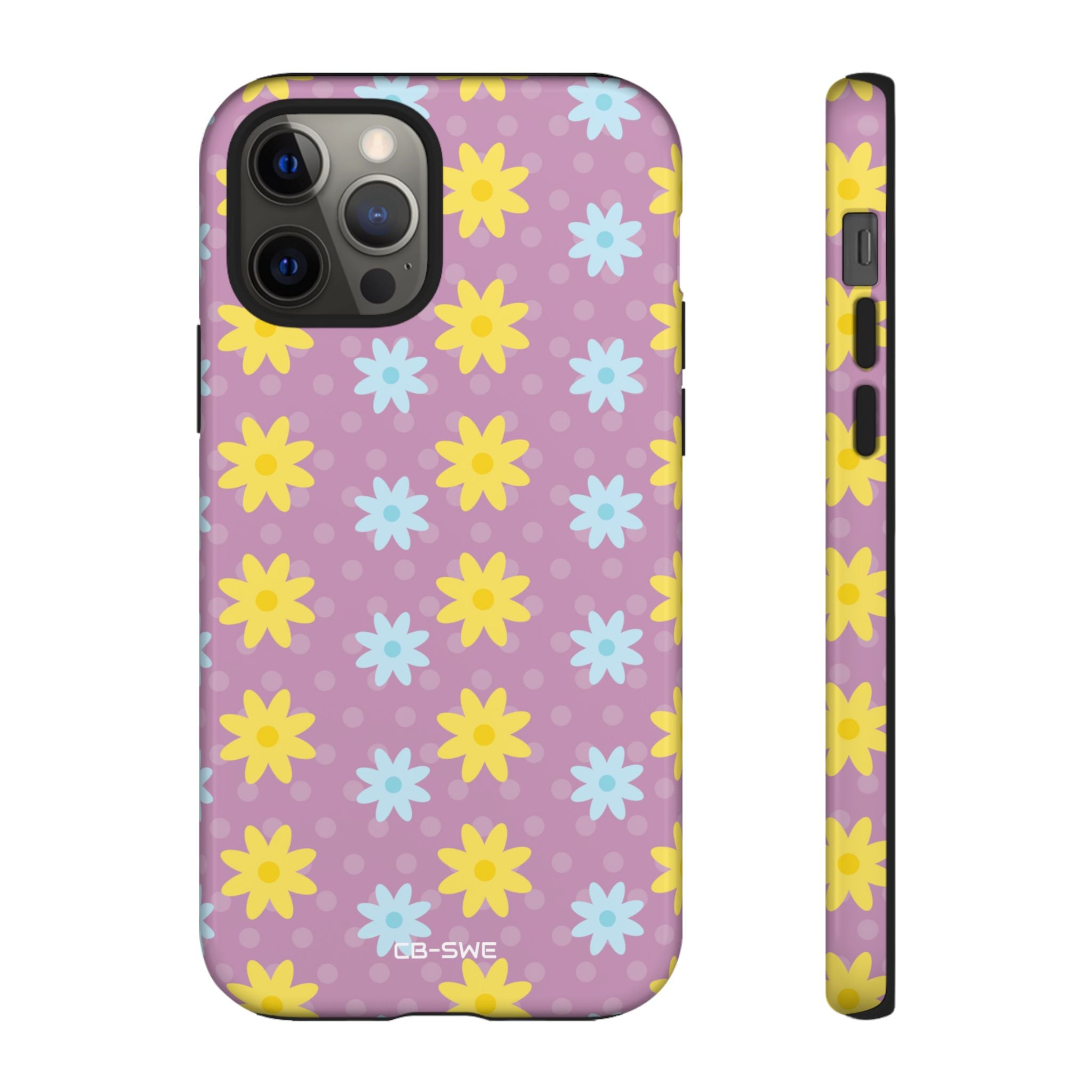 Flower Dots Dance - iPhone Case
